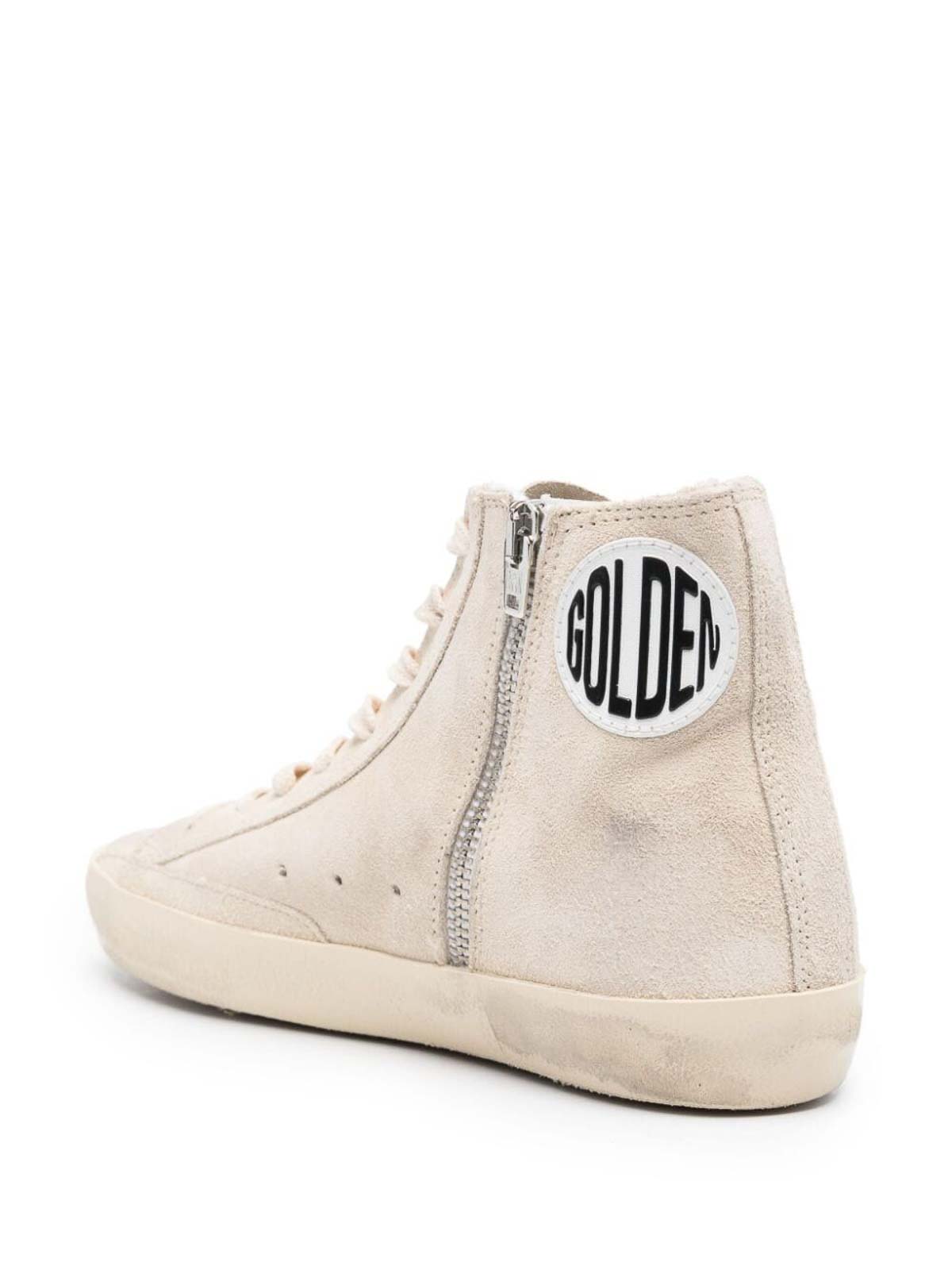 Shop Golden Goose Francy Sneakers In White