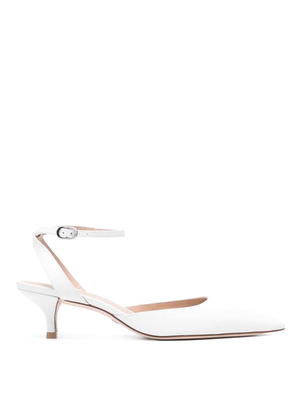 Shop Stuart Weitzman Barelythere 50 Pumps In White