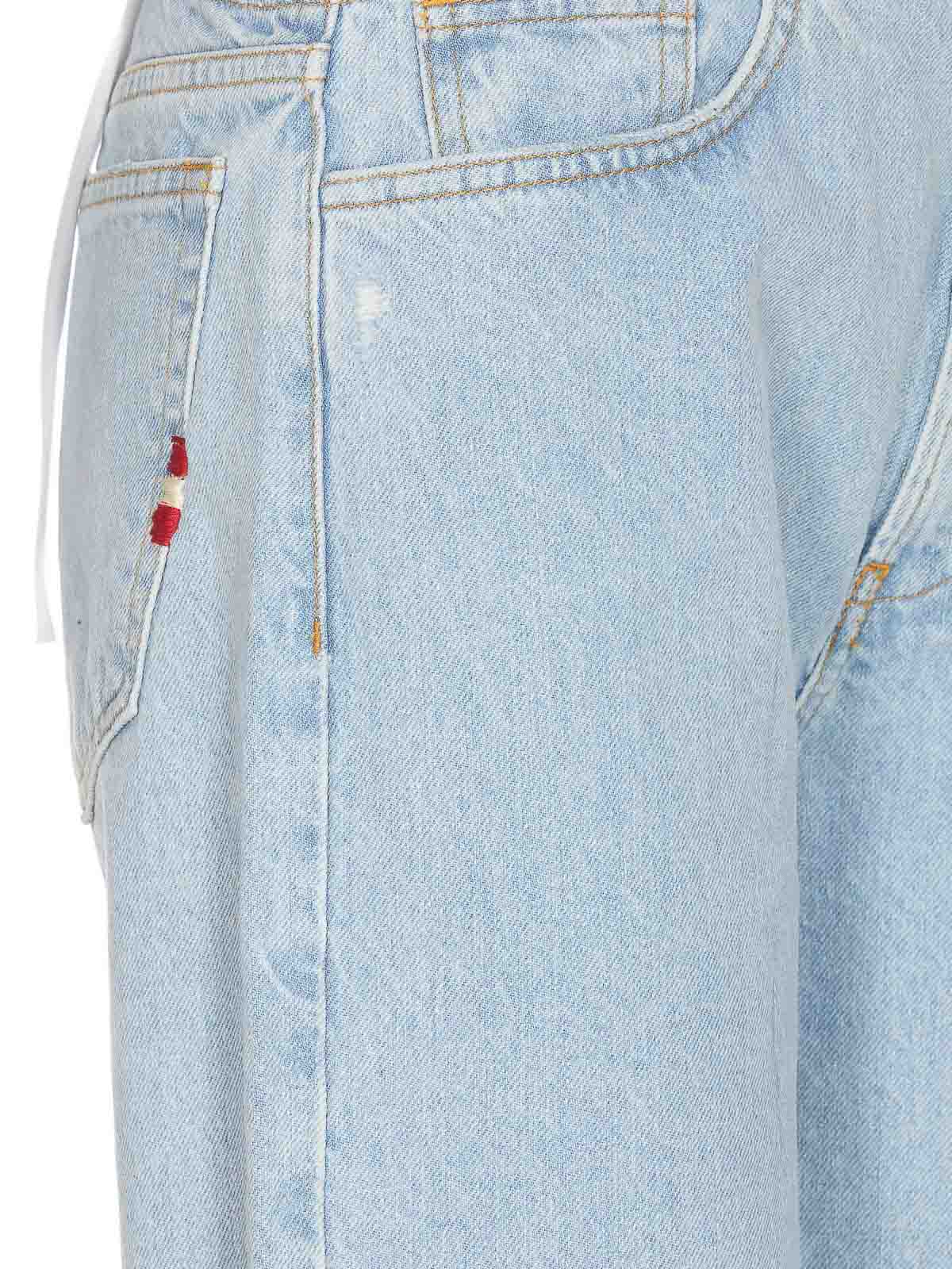 Shop Amish Lorena Denim Jeans In Blue