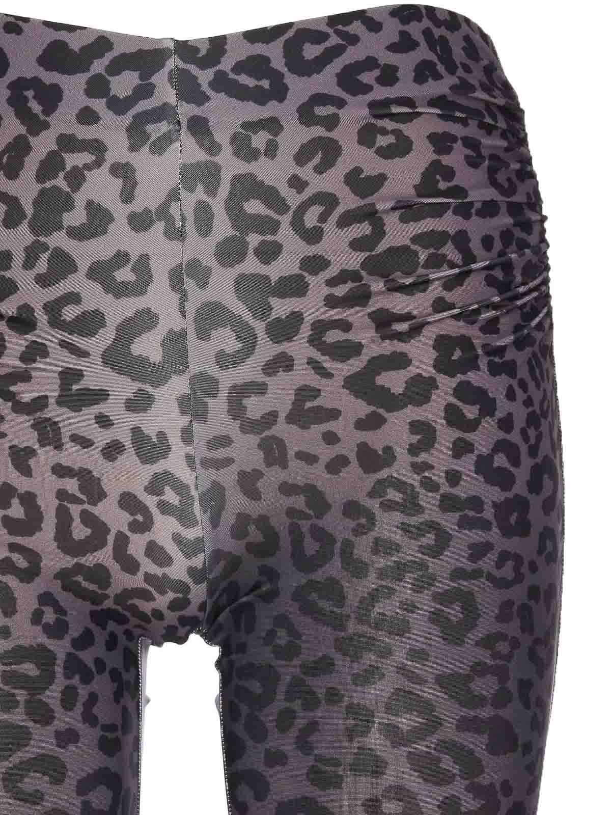 Shop Aniye By Leopard Print Leggings In Black