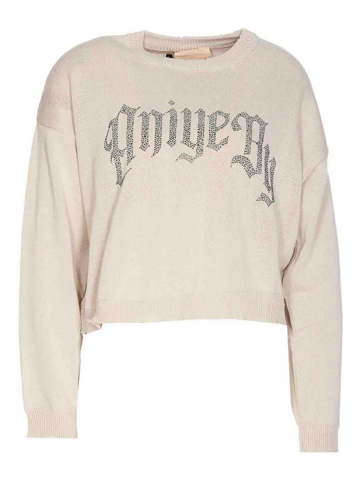 Shop Aniye By Logo Sweater In White