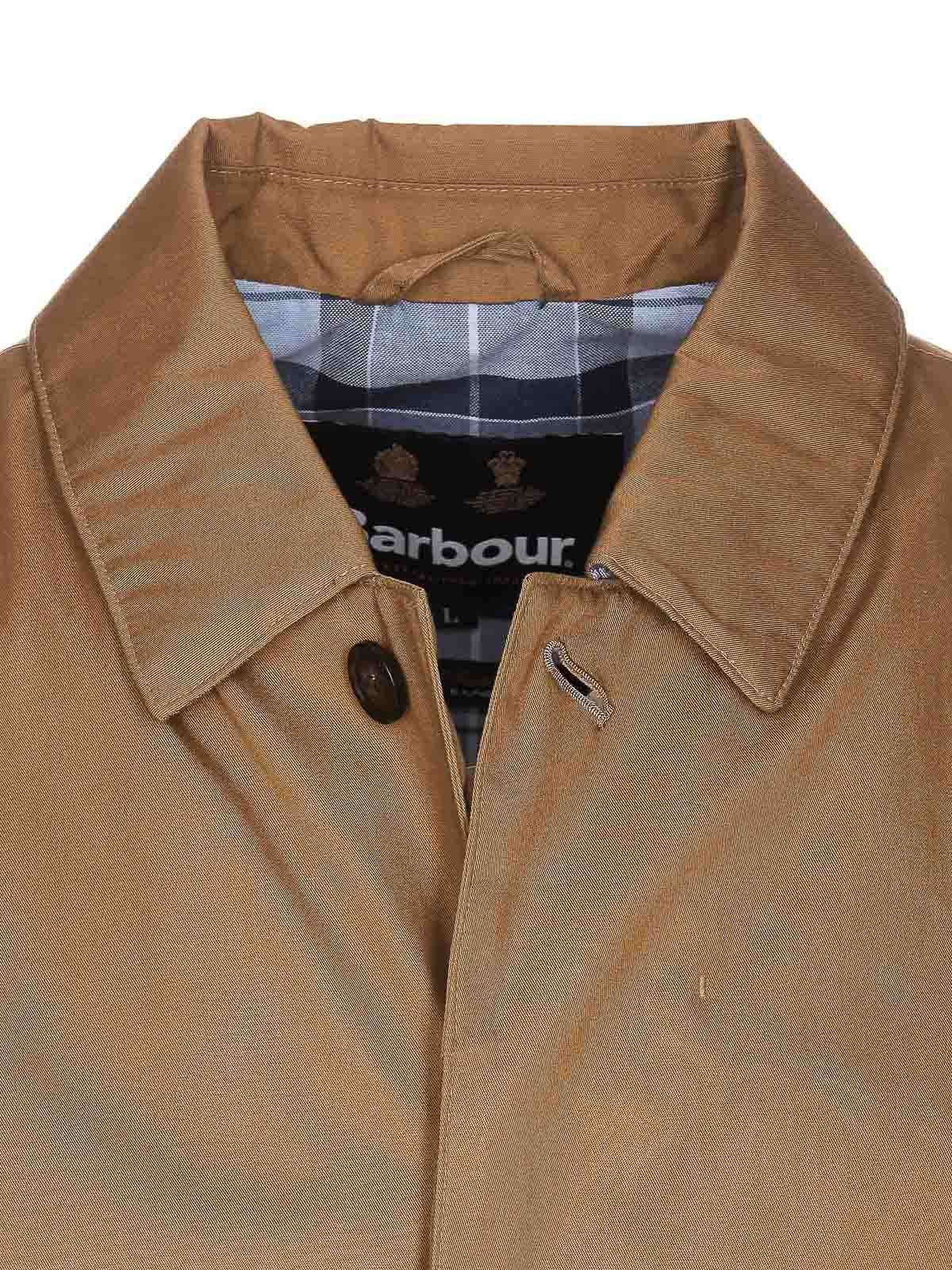 Shop Barbour Military Brown Rokig Jacket With Buttons