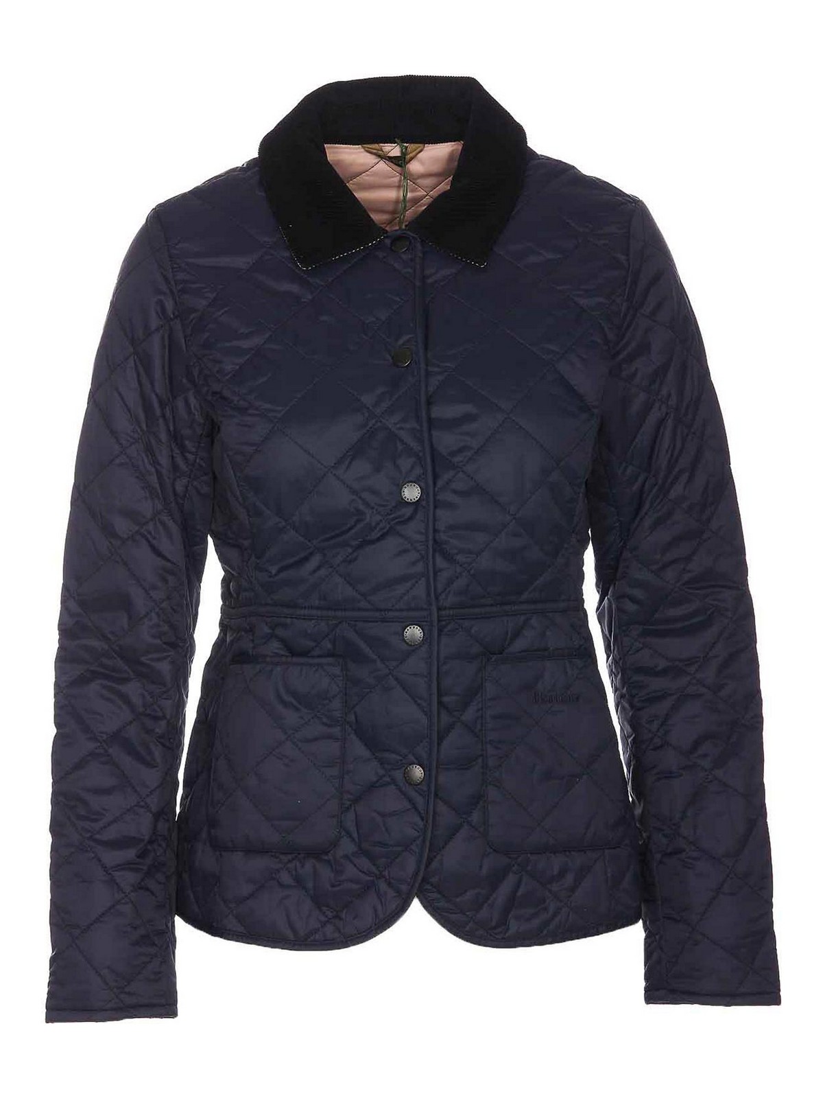 Shop Barbour Deveron Quilted Jacket In Blue