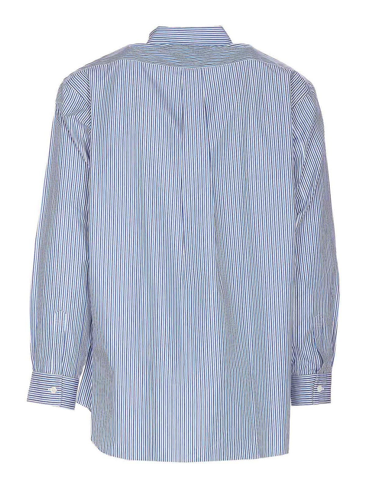 Shop Comme Des Garçons Camisa - Azul In Blue