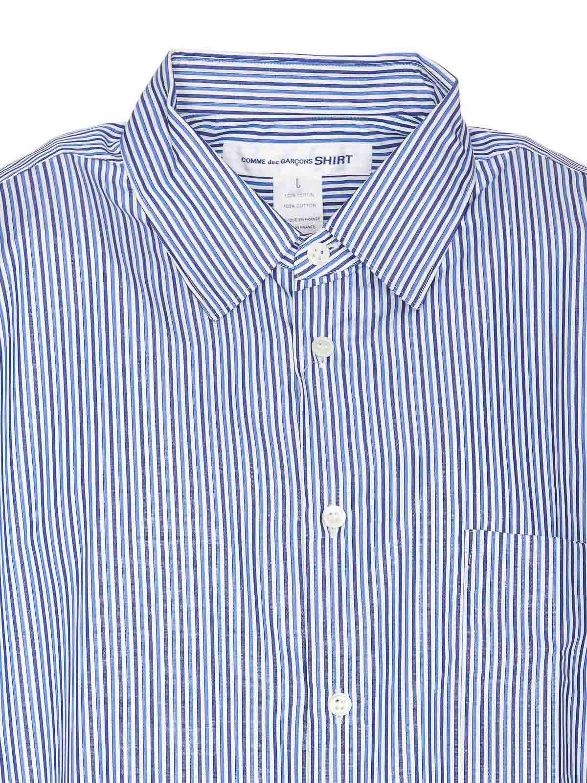 Shop Comme Des Garçons Camisa - Azul In Blue