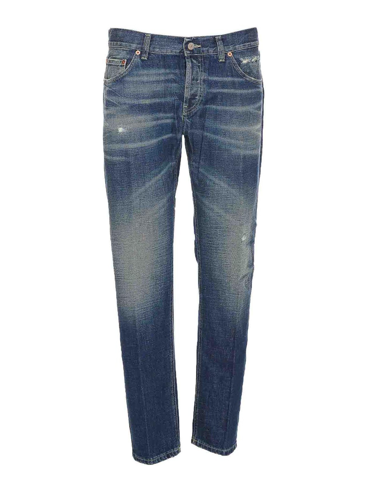 Dondup Mius Slim-fit Jeans In Blue