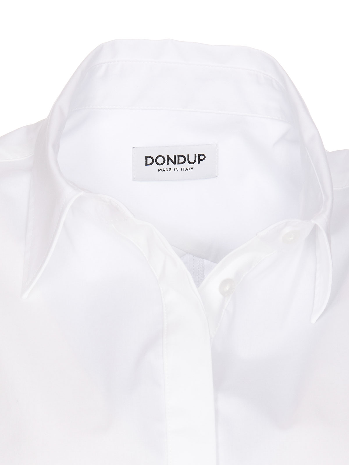 Shop Dondup Sleeveless Shirt In White