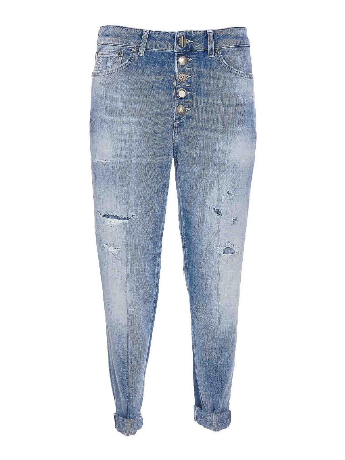 Dondup Koons Gioiello Denim Jeans In Blue