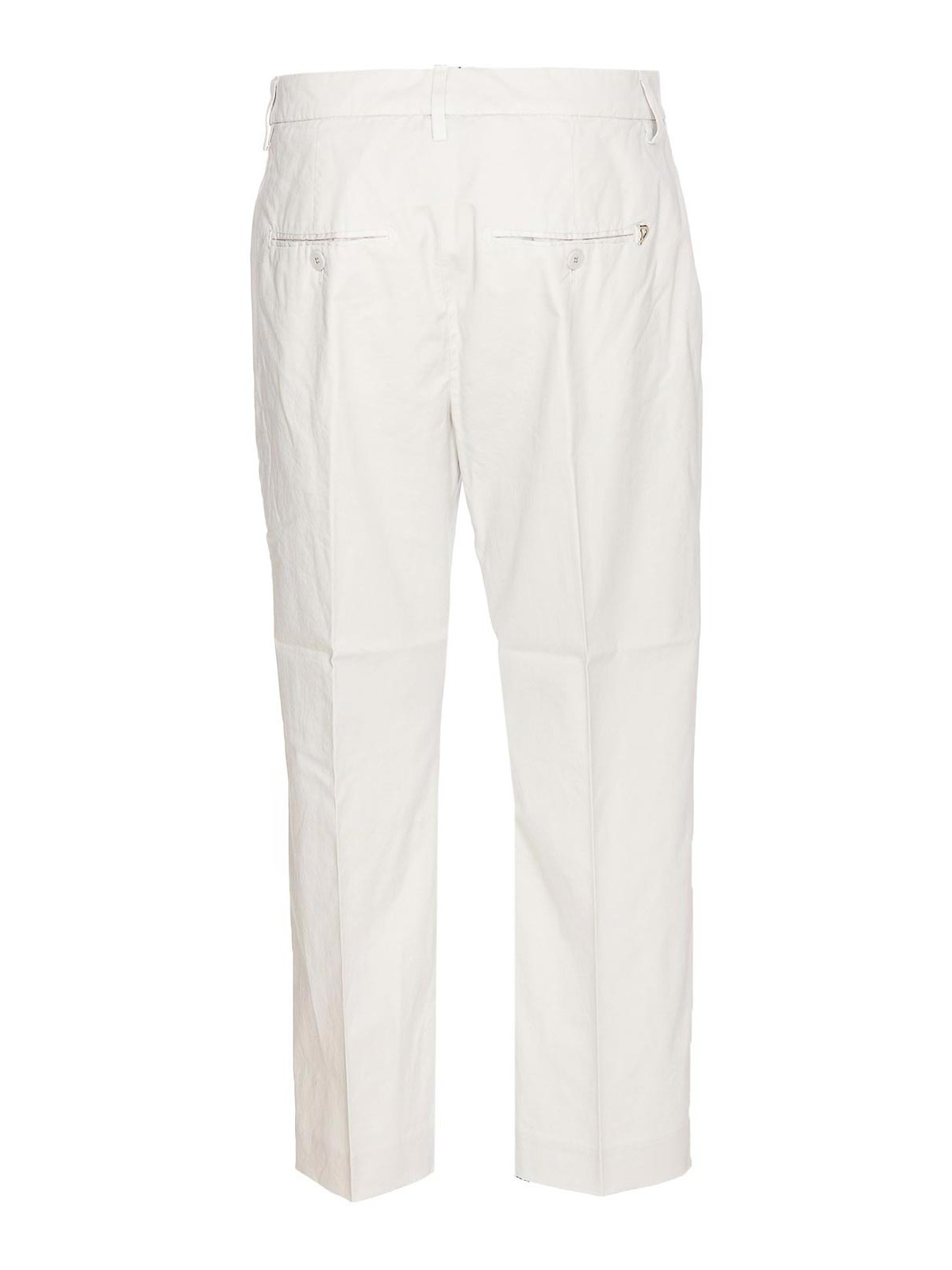 Shop Dondup Nima Loose Pants In White