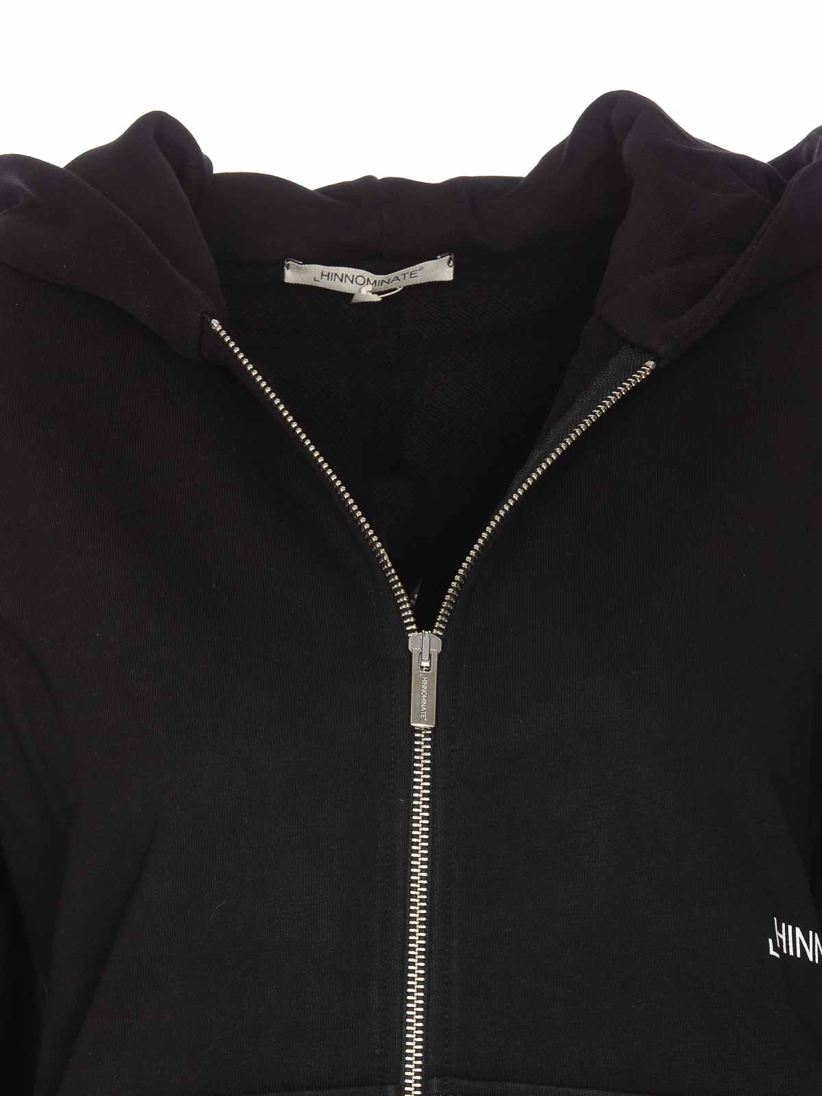Shop Hinnominate Zipped Sweatshirt In Black