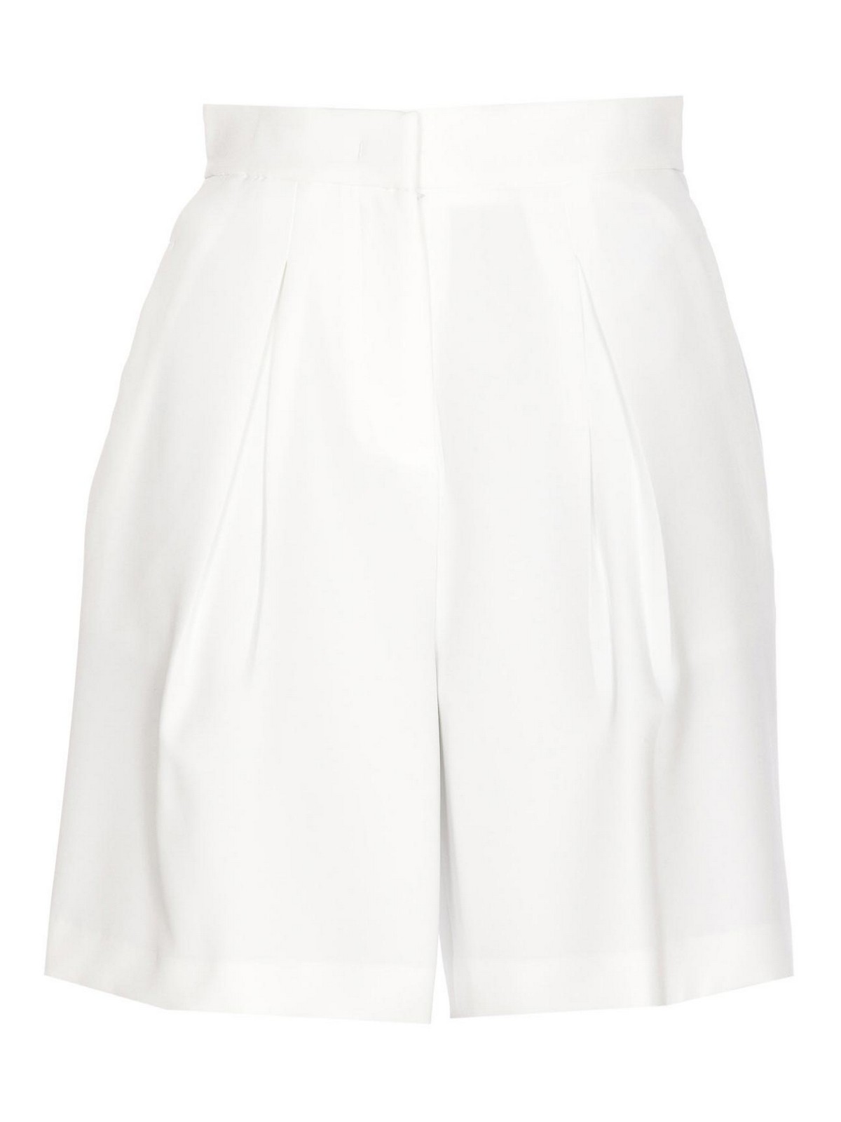 Hinnominate White Shirts Frontal Zip And Buttons