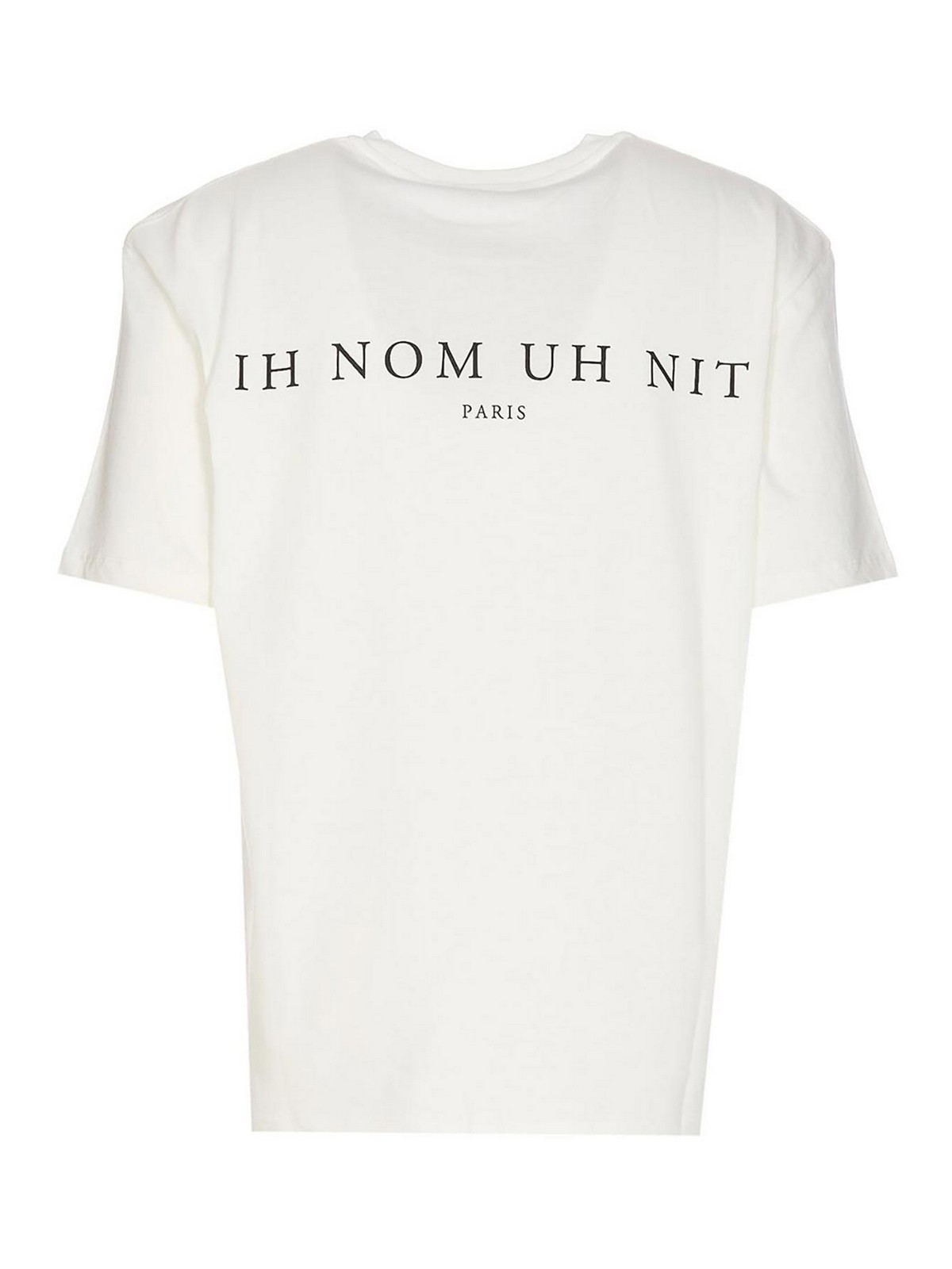 Shop Ih Nom Uh Nit Logo T-shirt With Mask Future Print In White