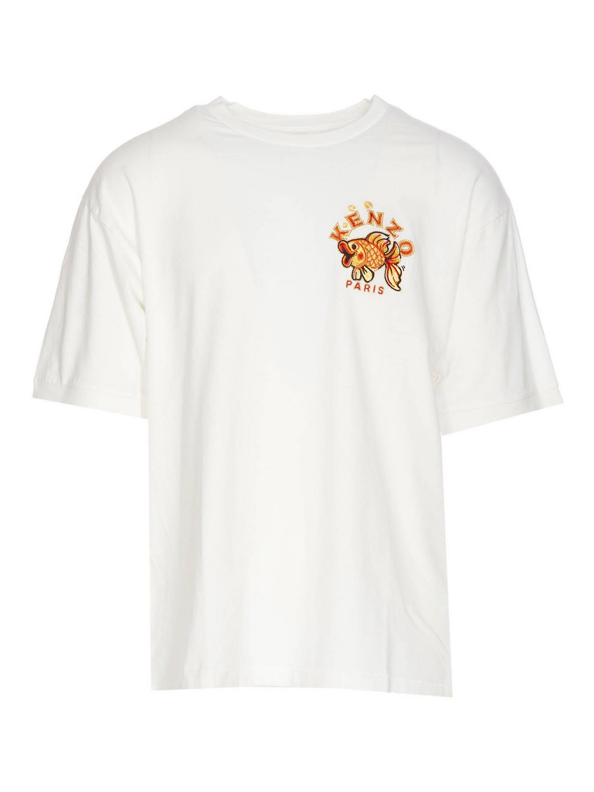 Shop Kenzo Camiseta - Kinyo In White