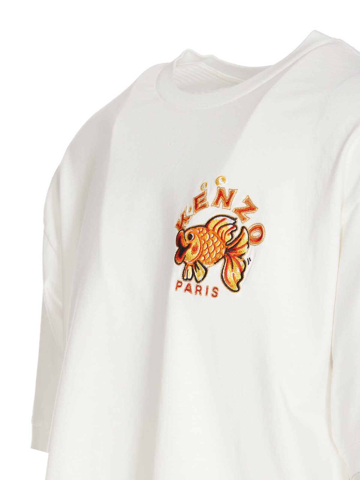 Shop Kenzo Camiseta - Kinyo In White