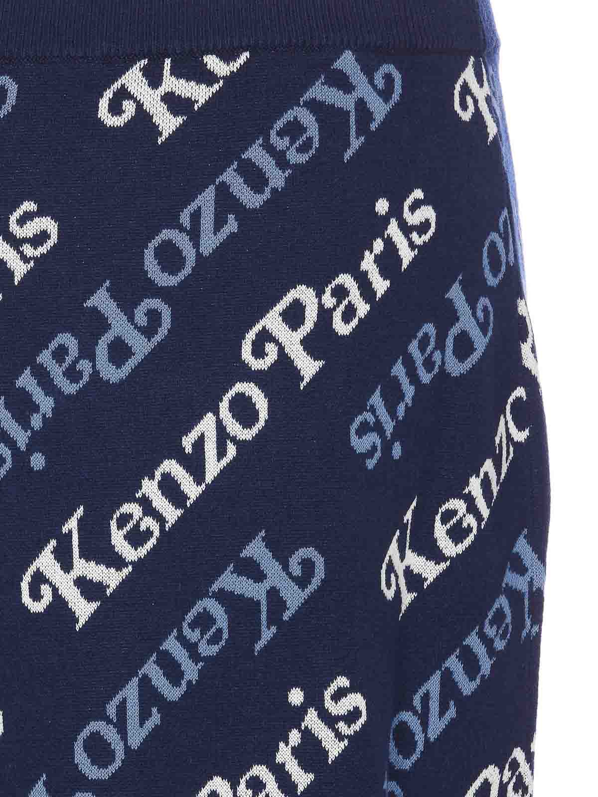 Shop Kenzo By Verdy Skirt In Blue