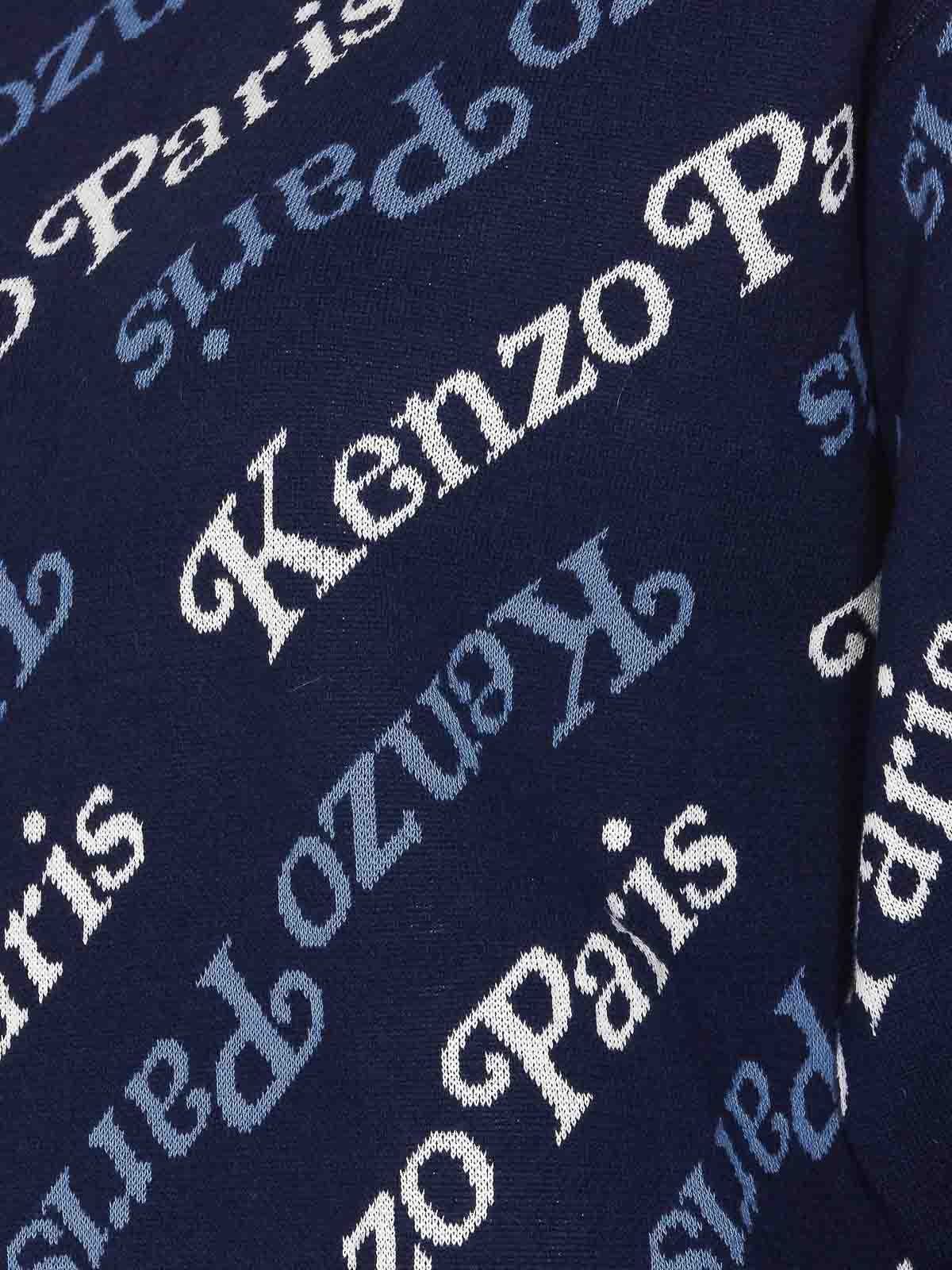 Shop Kenzo Suéter Cuello Redondo - Azul In Blue