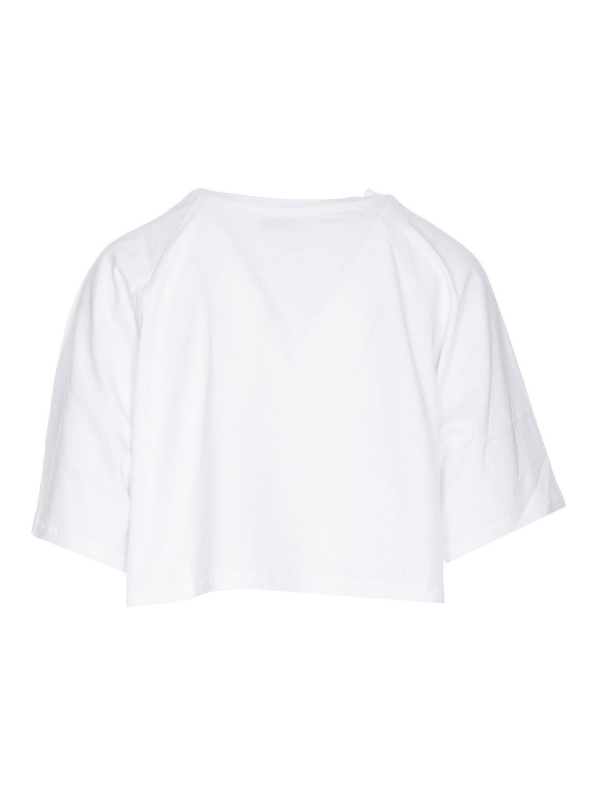 Shop Kenzo Boke 20 Cropped T-shirt In White