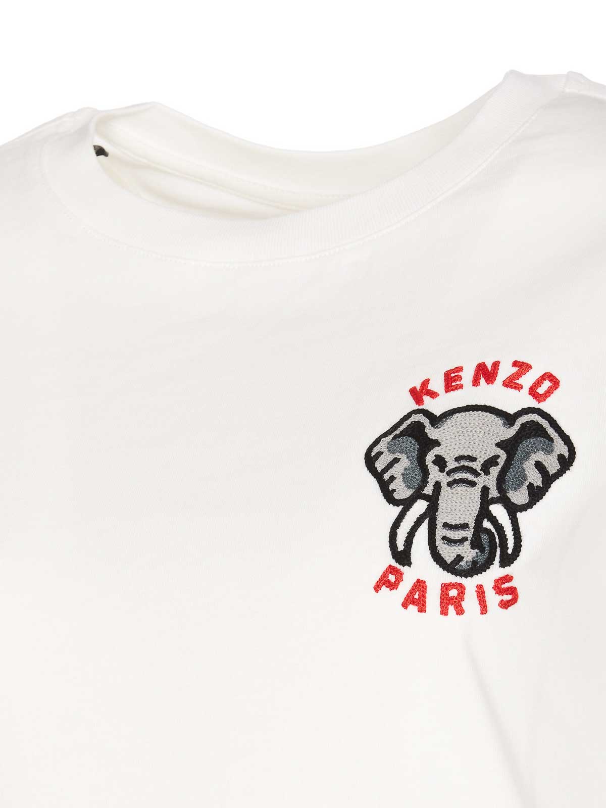 Shop Kenzo Camiseta - Blanco In White