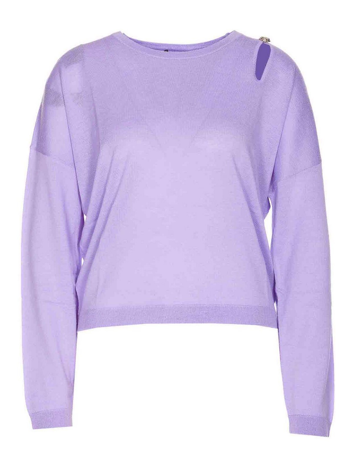 Shop Liu •jo Suéter Cuello Redondo - Púrpura In Purple