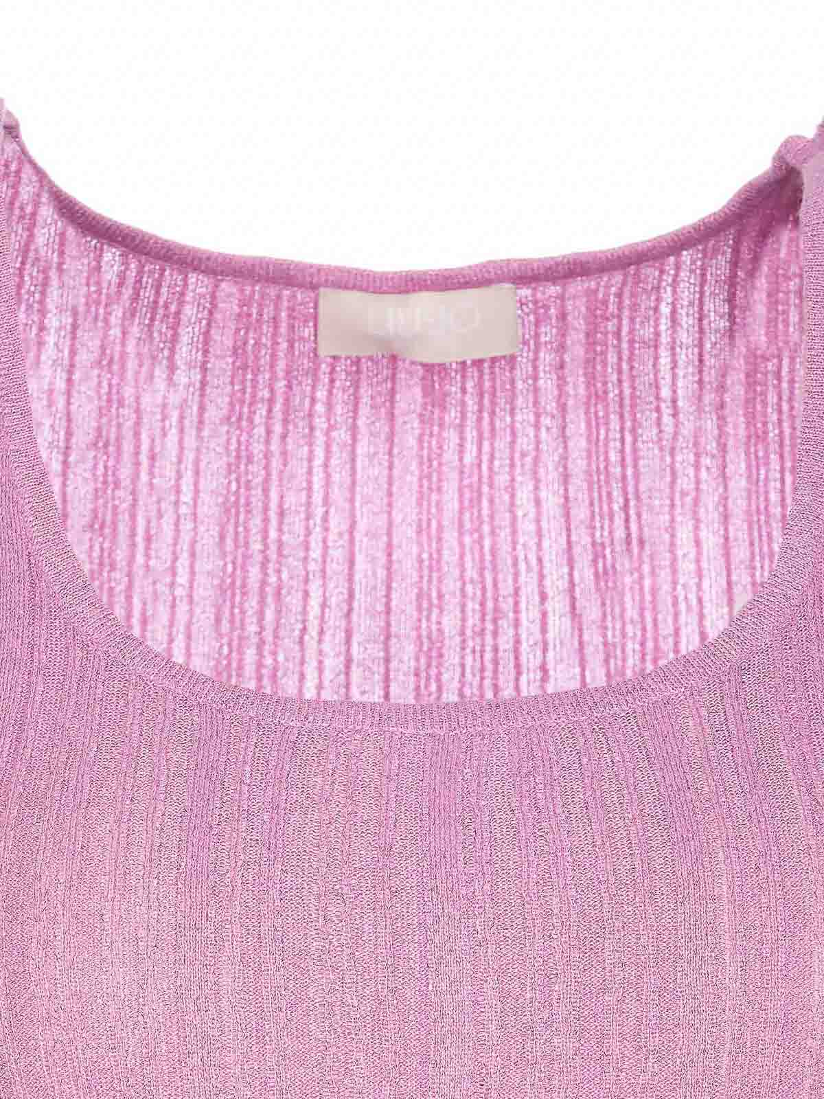 Shop Liu •jo Top - Púrpura In Purple