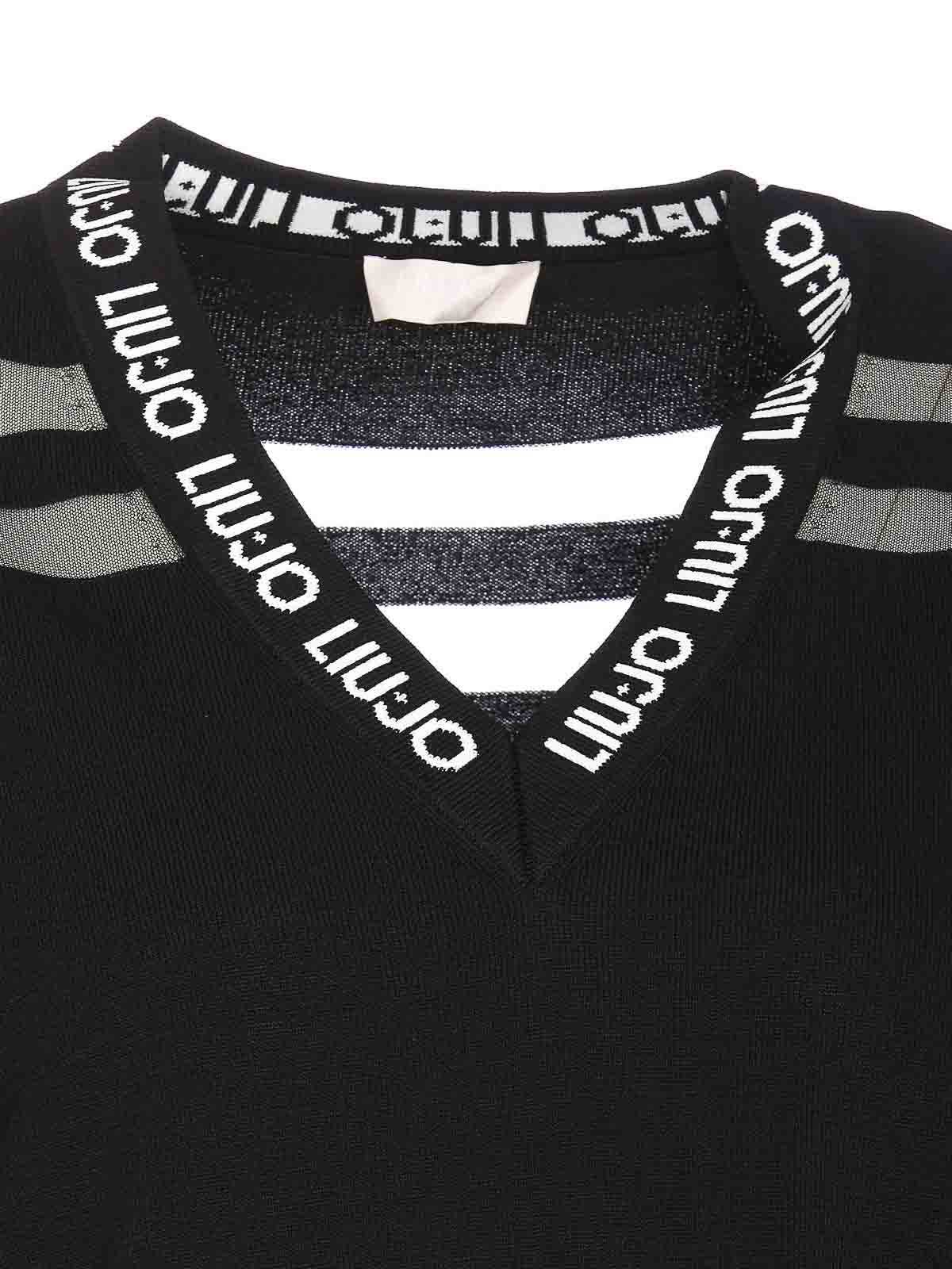 Shop Liu •jo Suéter Cuello Redondo - Negro In Black