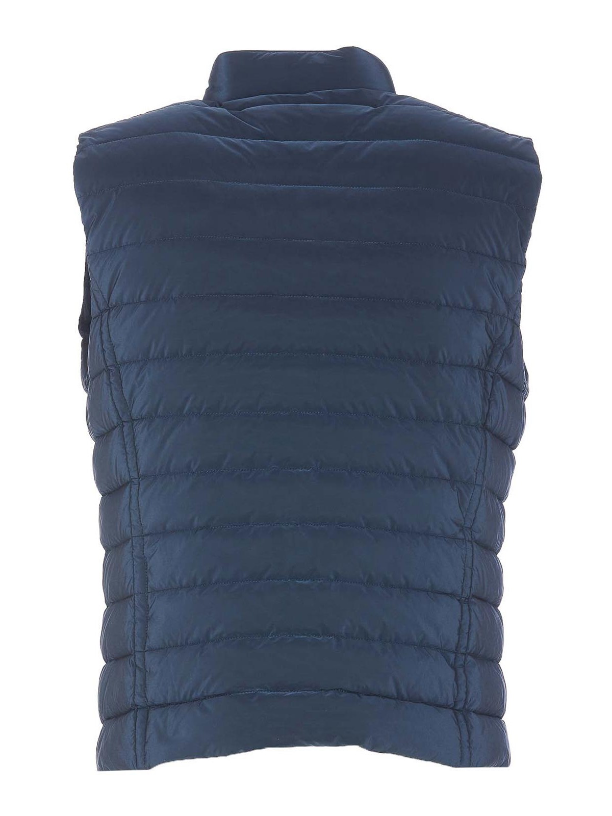 Shop Moorer Calaf Padded Vest In Blue