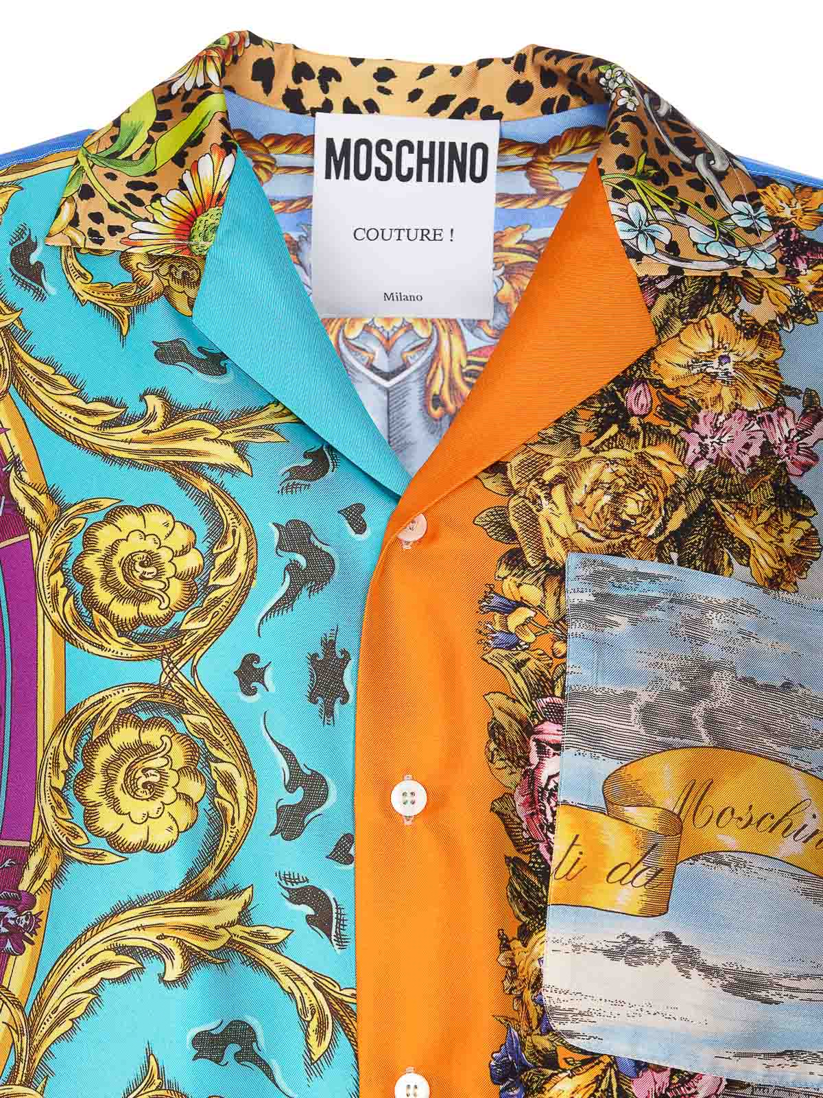 Shop Moschino Camisa - Multicolor In Multicolour