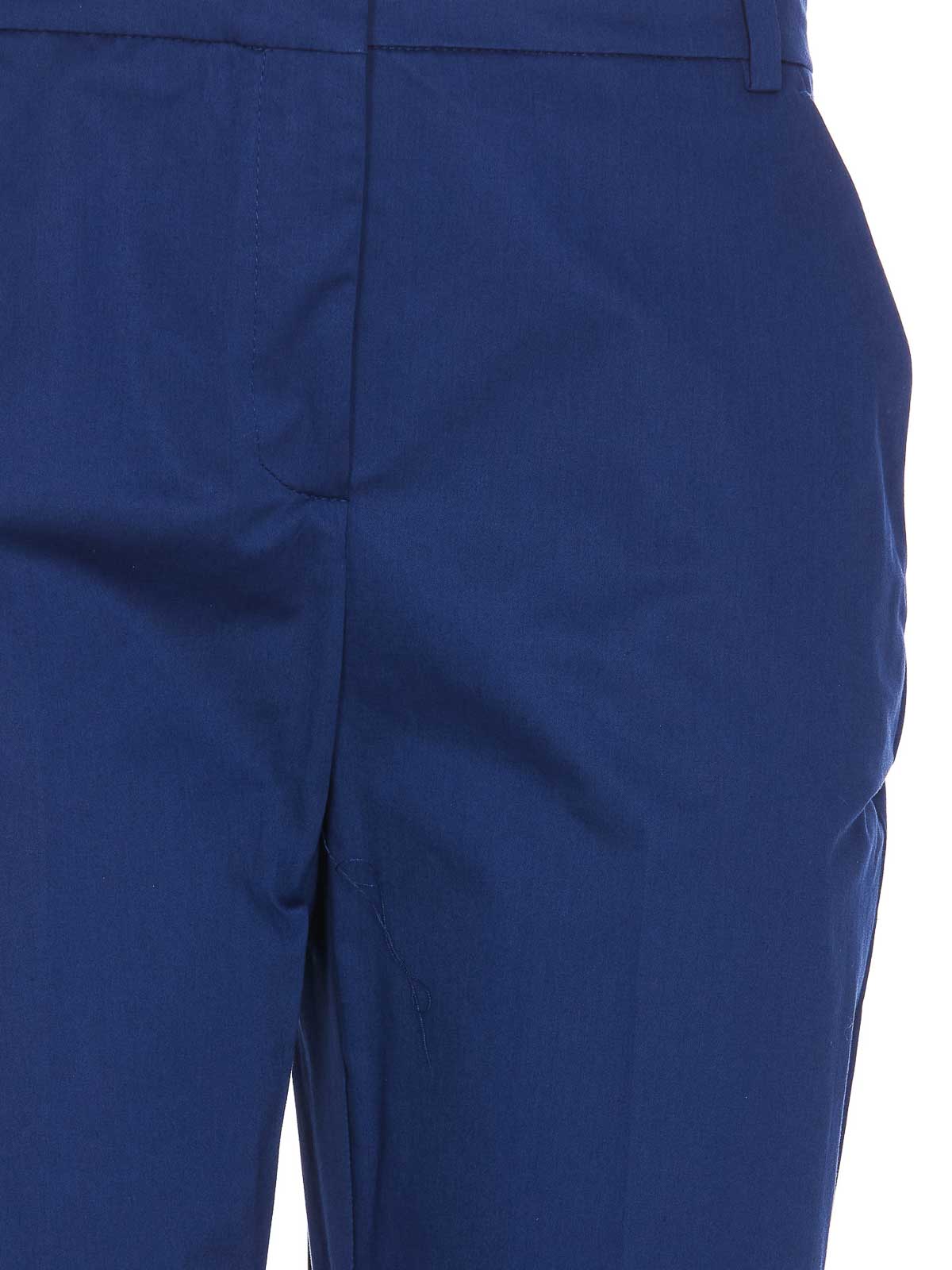 Shop Pinko Cigarette-fit Pants In Blue