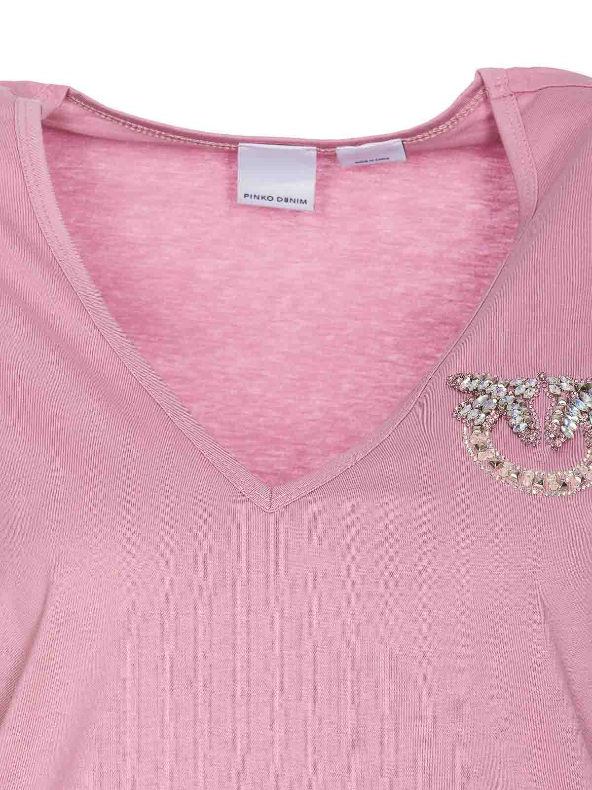 Shop Pinko Camiseta - Color Carne Y Neutral In Nude & Neutrals