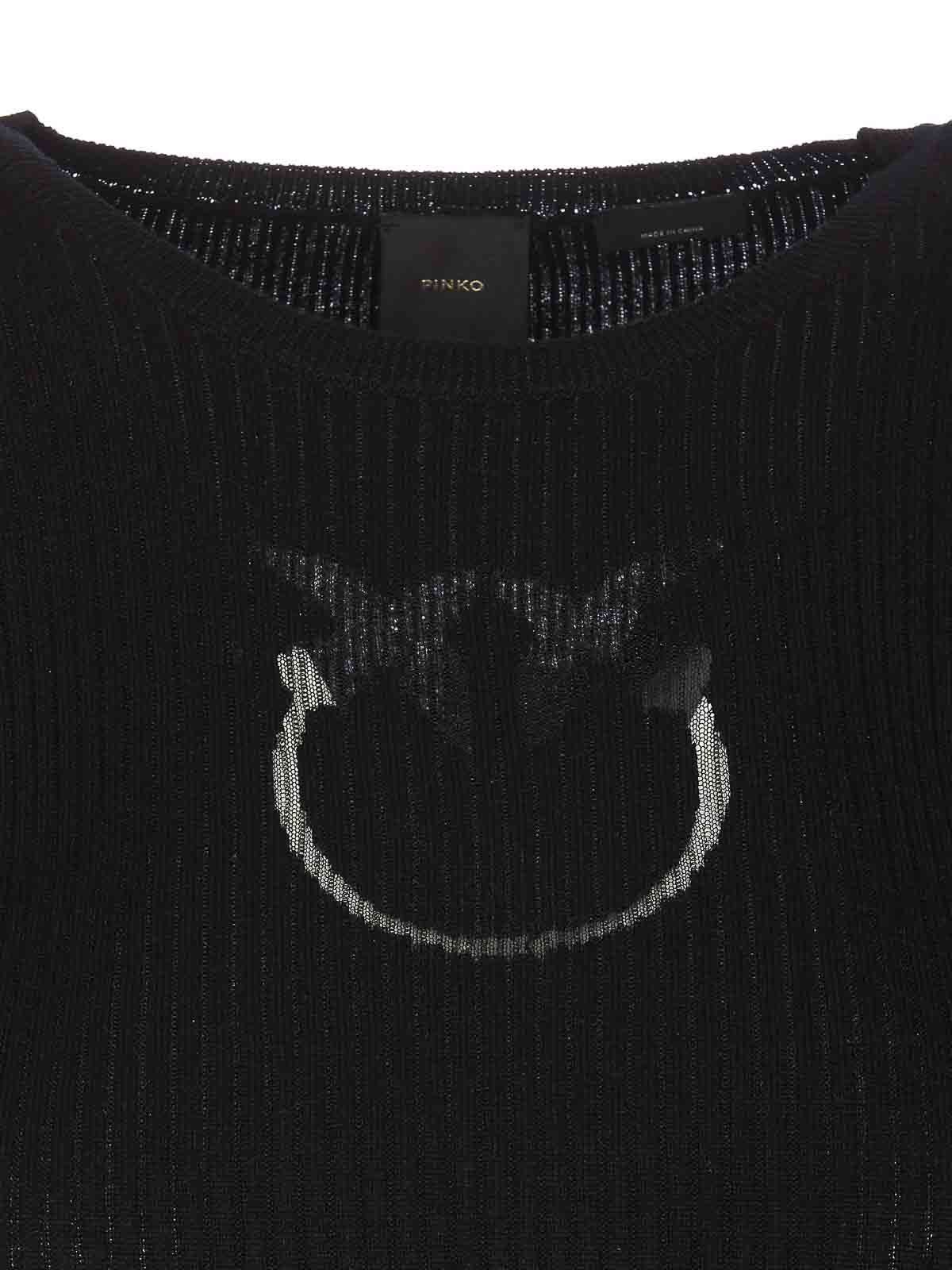 Shop Pinko Camiseta - Negro In Black