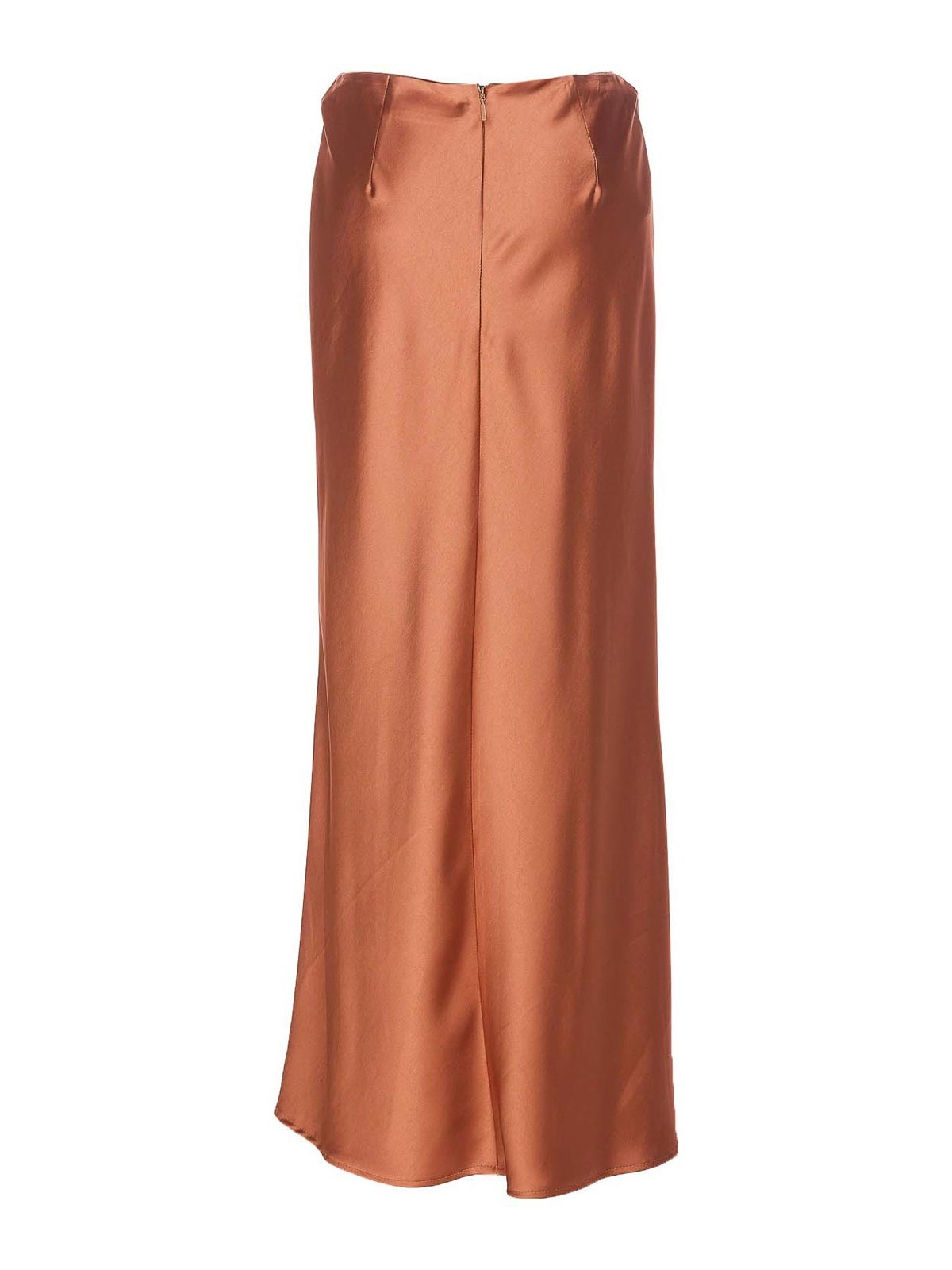 Shop Pinko Conversione Skirt In Orange