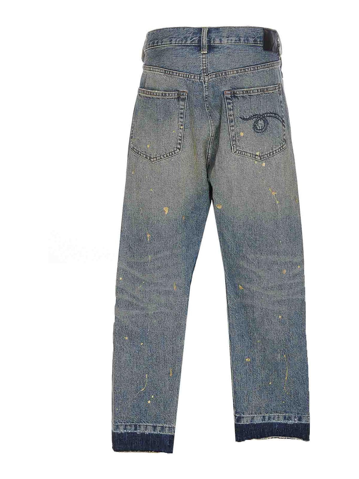 Shop R13 Clinton Jeans In Blue