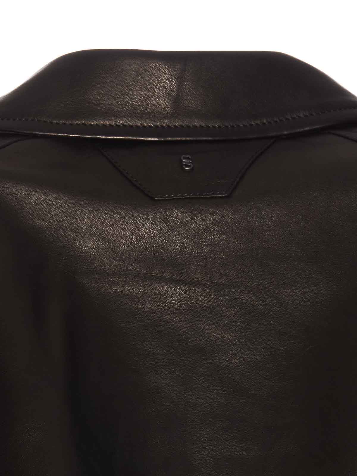 Shop Salvatore Santoro Brown Jacket With Frontal Button
