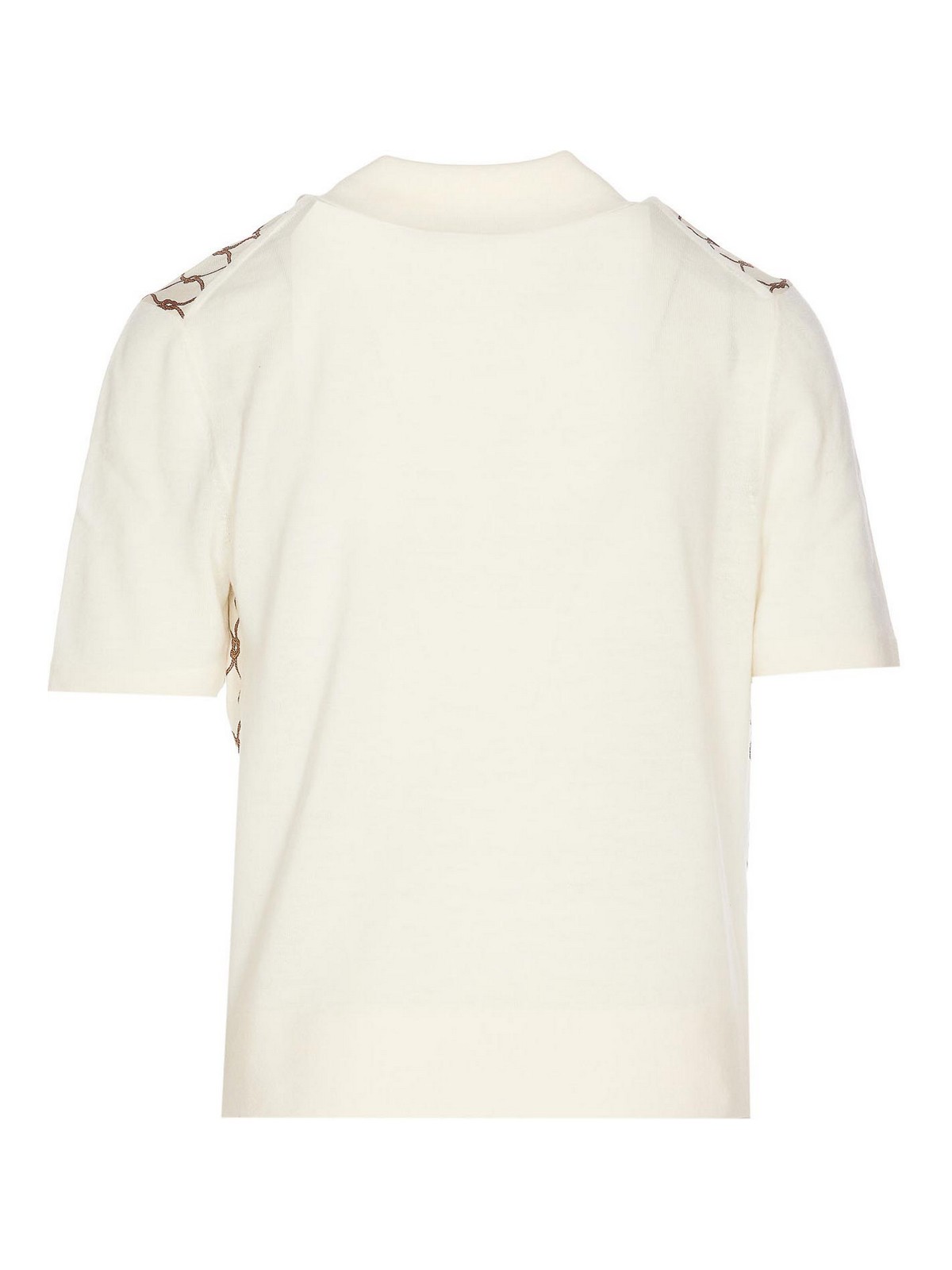Shop Tory Burch Polo - Beis In Beige