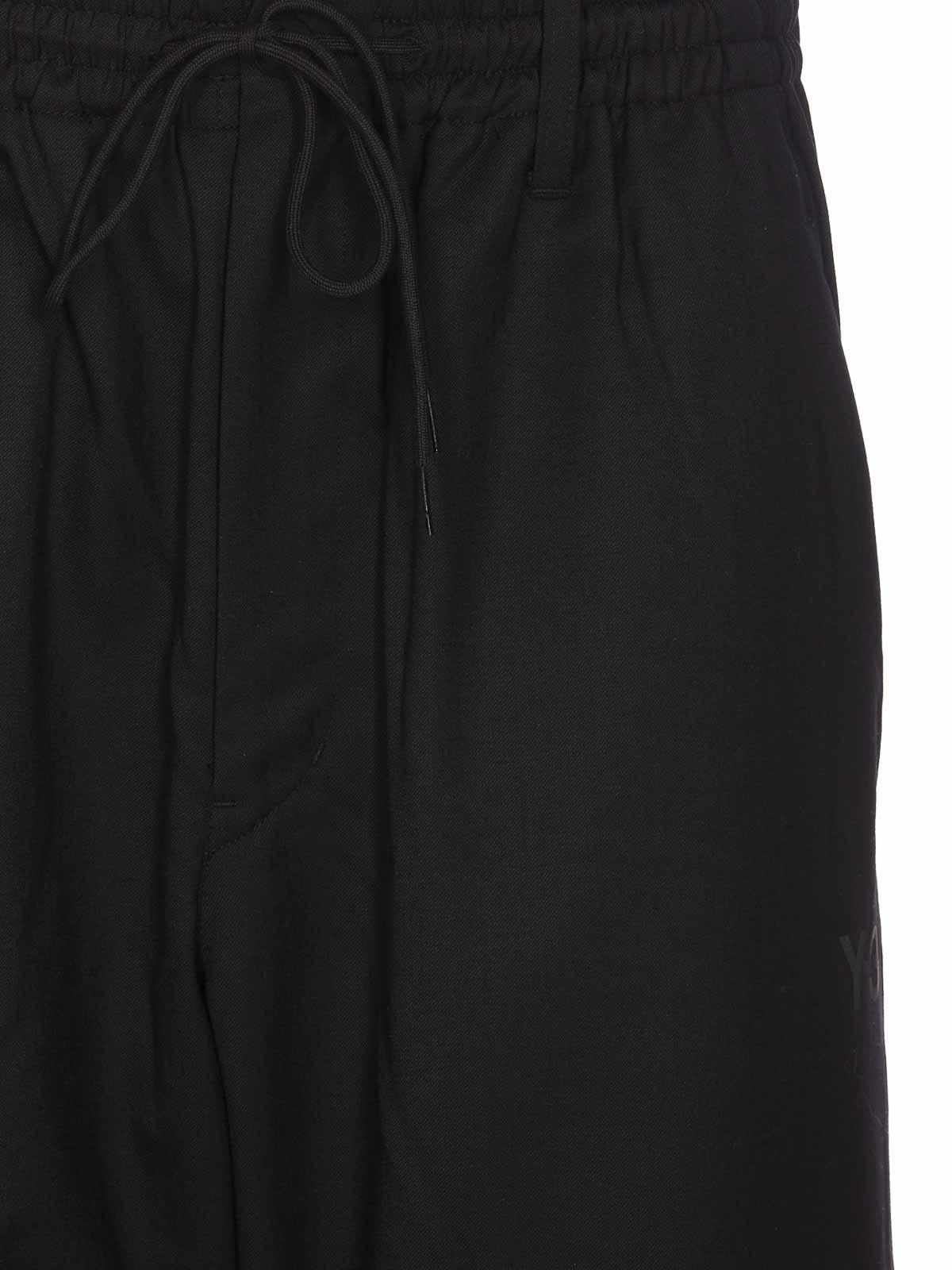 Shop Y-3 Logo Track Pants In Black
