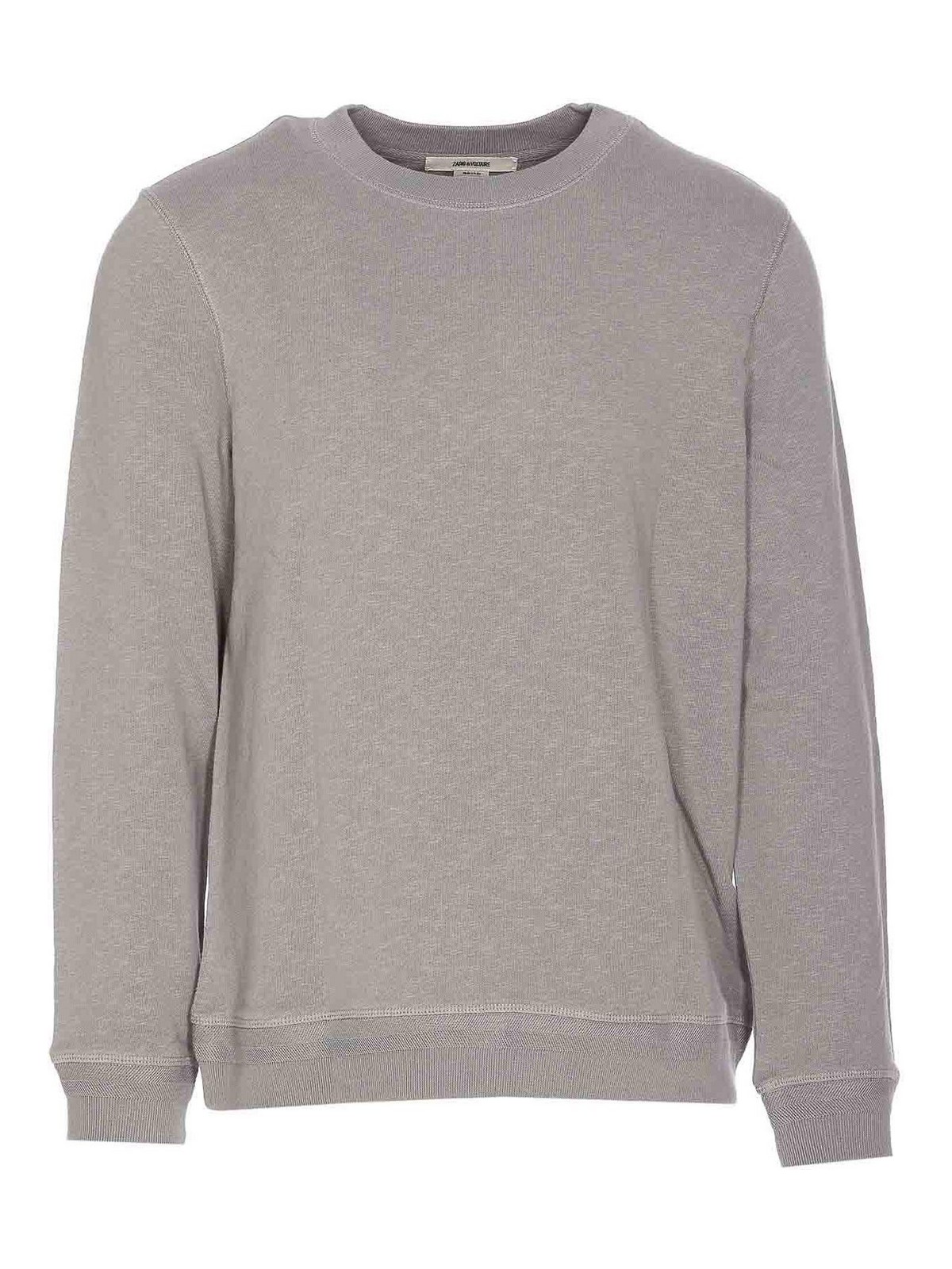Shop Zadig & Voltaire Skull Block Sweatshirt In Grey