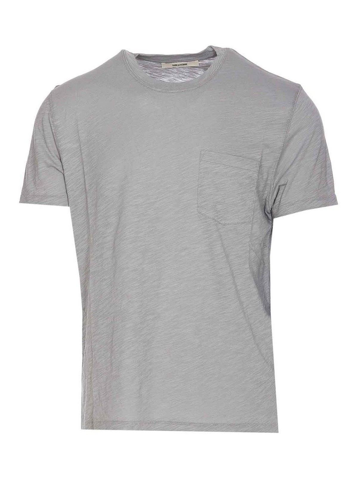 Shop Zadig & Voltaire Stockholm Flamme T-shirt In Grey