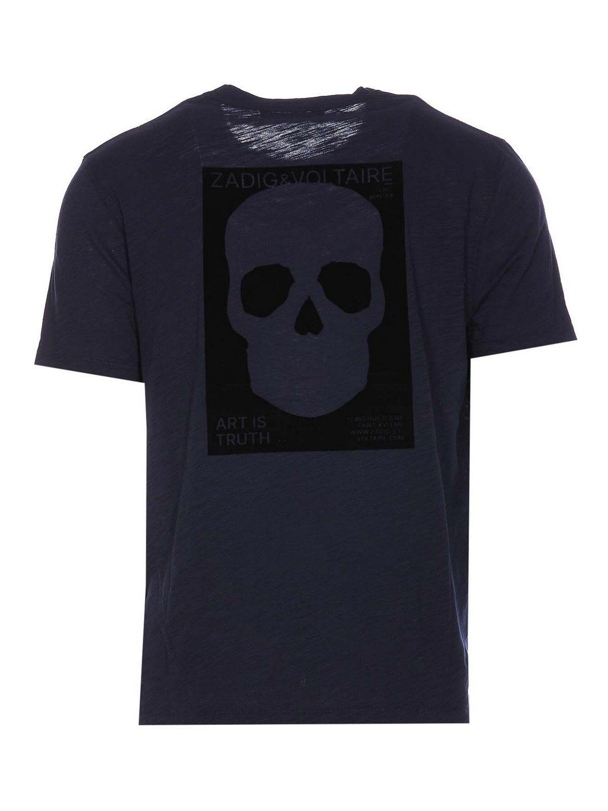 Shop Zadig & Voltaire Stockholm T-shirt In Blue
