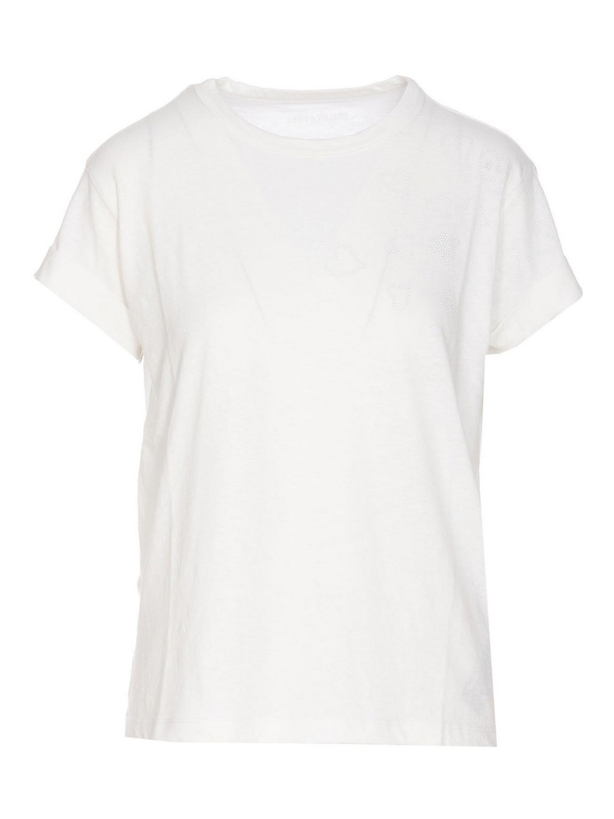 Shop Zadig & Voltaire Camiseta - Anya In White