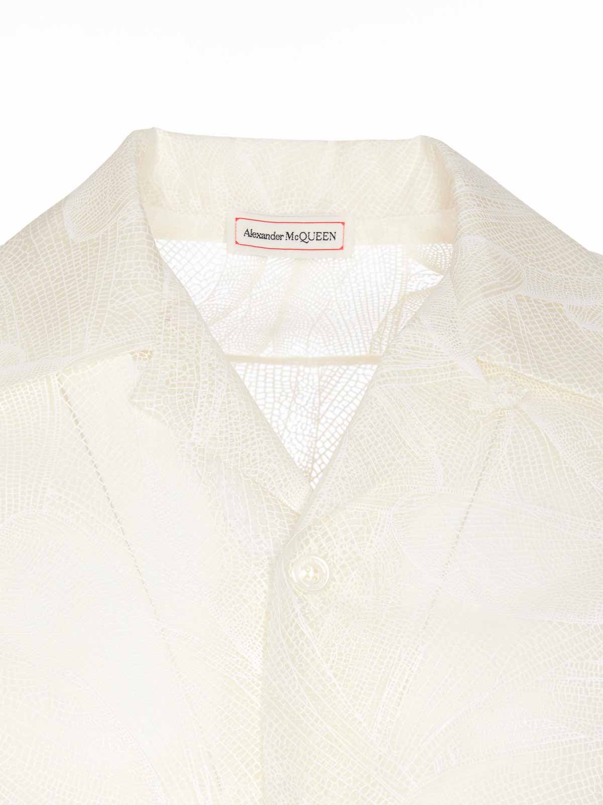 Shop Alexander Mcqueen Camisa - Blanco In White