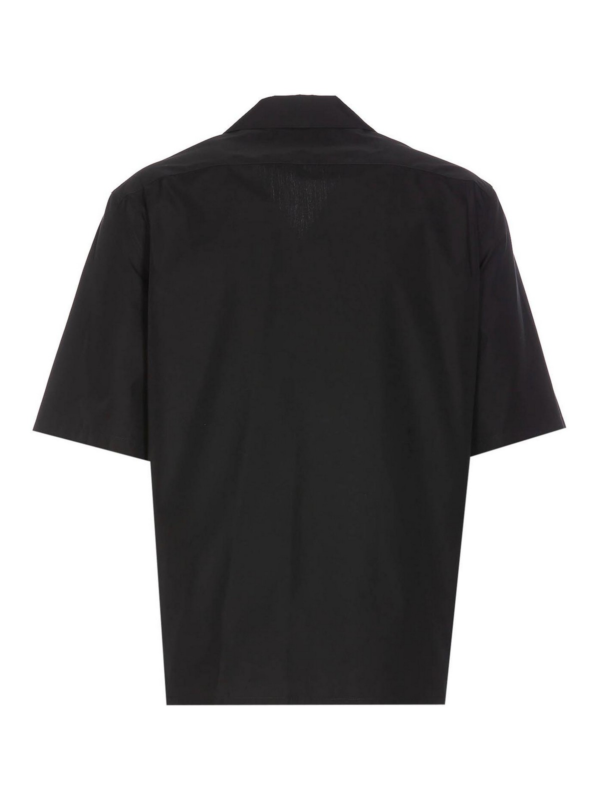 Shop Alexander Mcqueen Charm Logo Shirt In Black