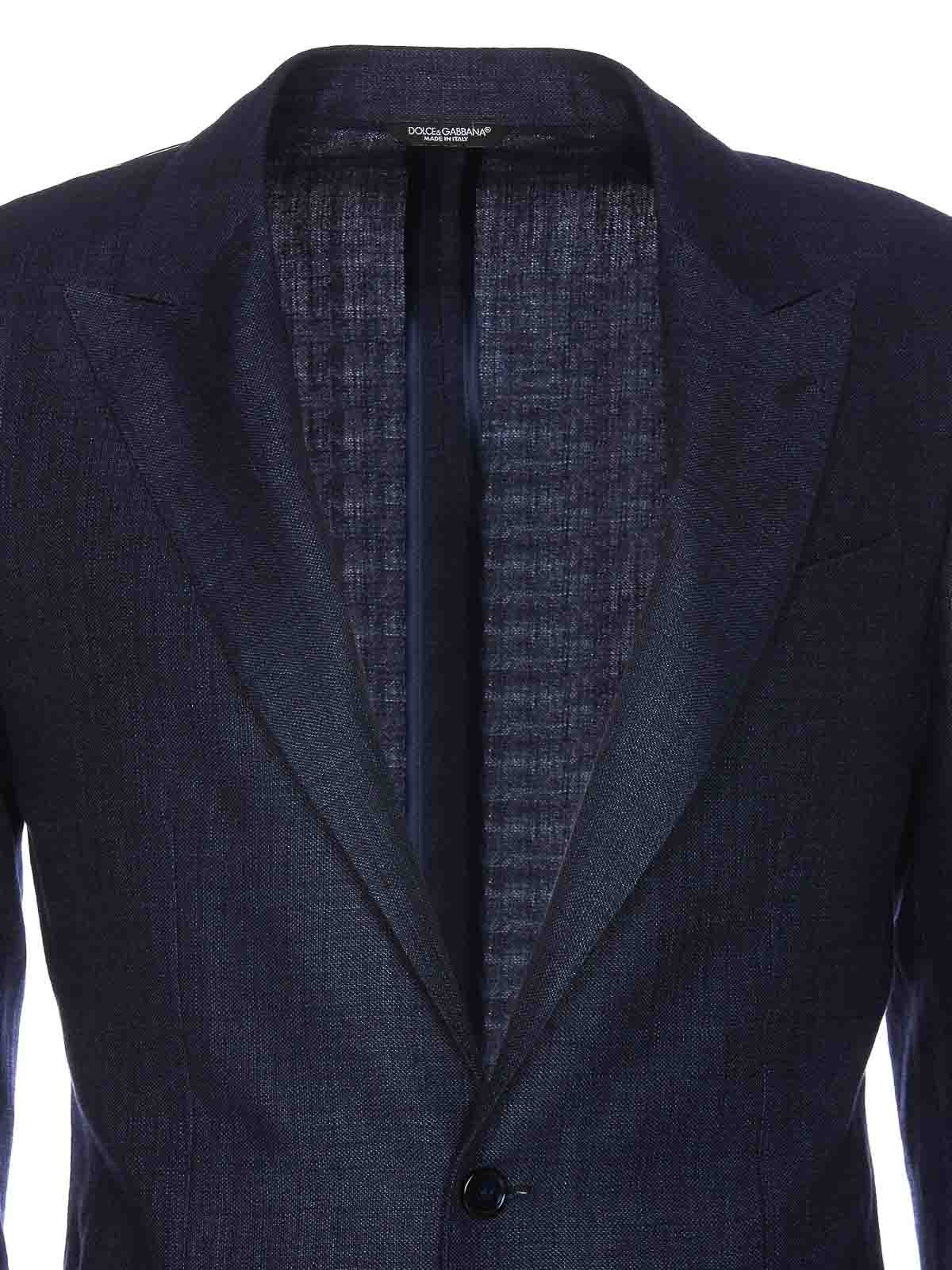 Shop Dolce & Gabbana Taormina Jacket In Blue