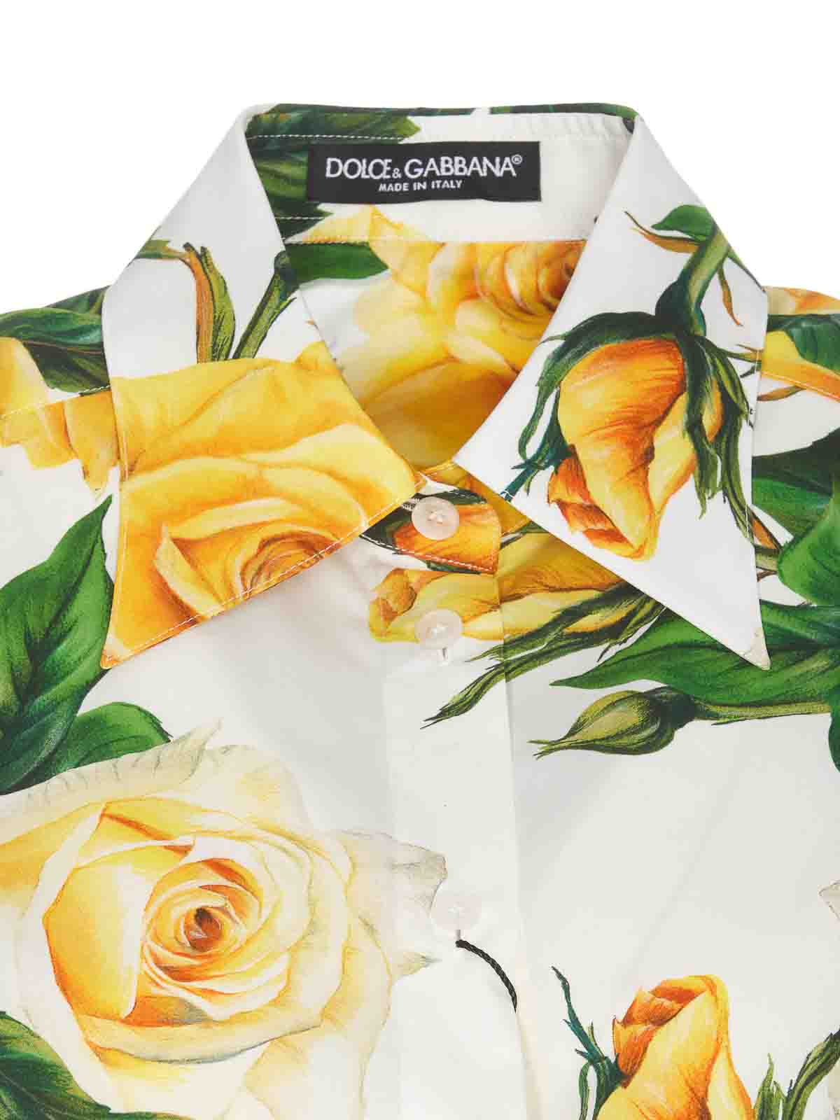 Shop Dolce & Gabbana Camisa - Amarillo In Yellow