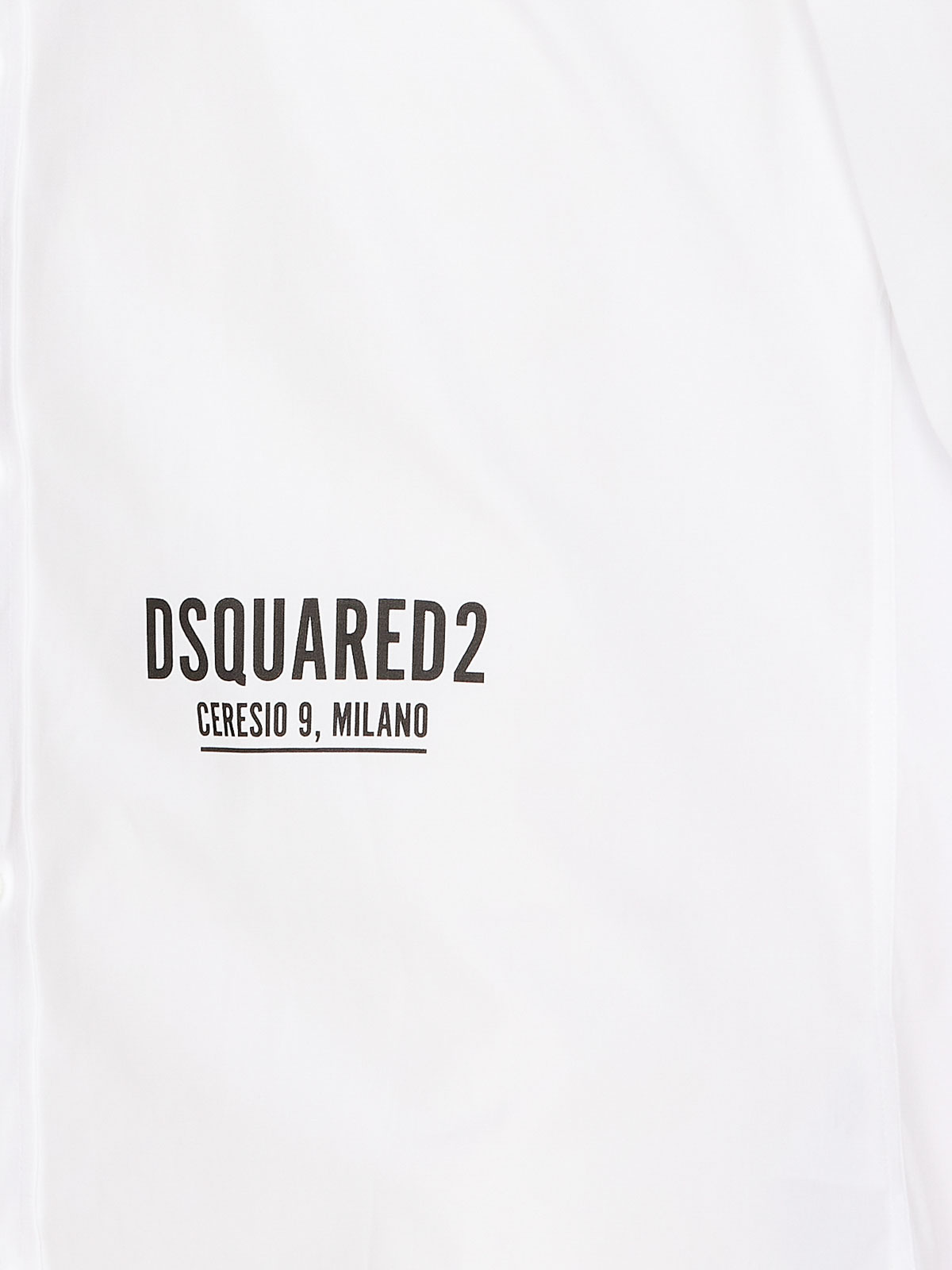 Shop Dsquared2 White Shirt With Frotnal Buttons