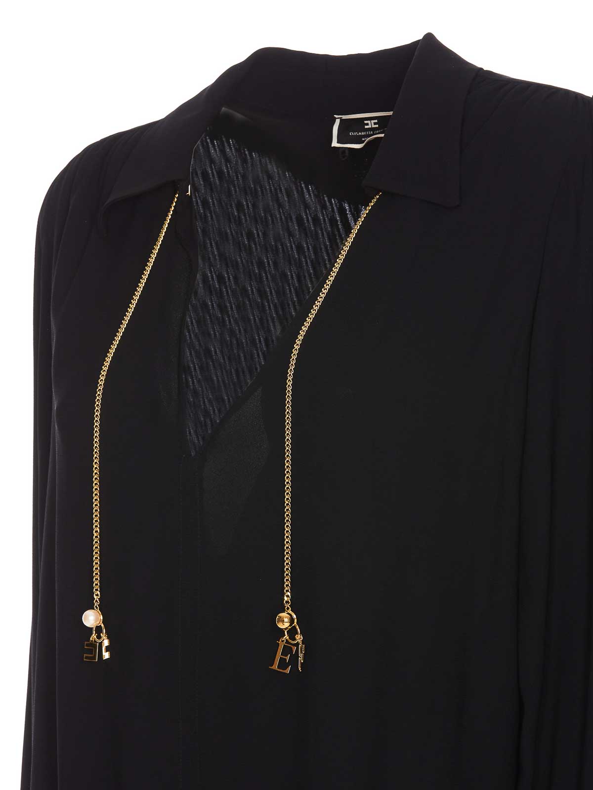 Shop Elisabetta Franchi Camisa - Negro In Black