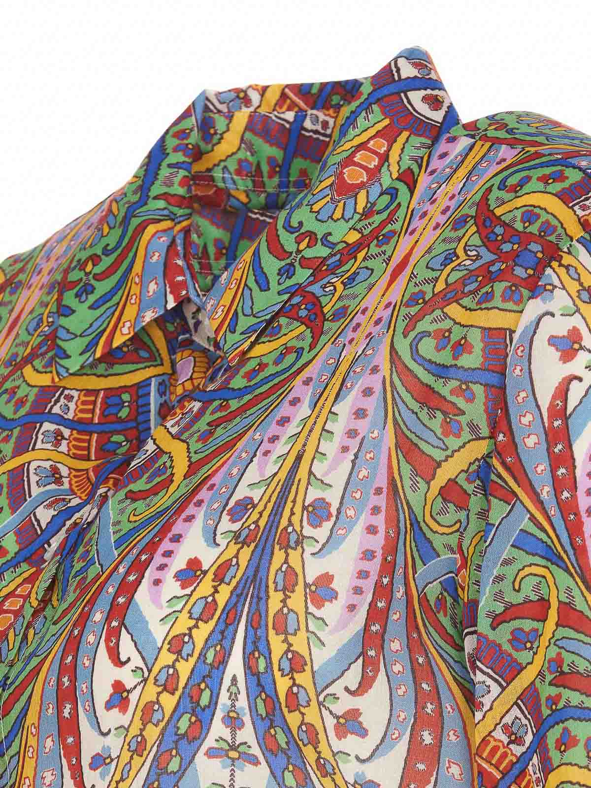 Shop Etro Camisa - Multicolor In Multicolour