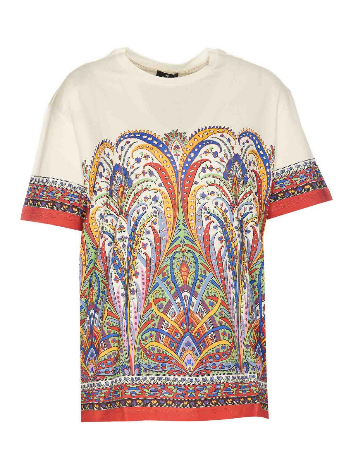 Shop Etro Printed T-shirt In Multicolour