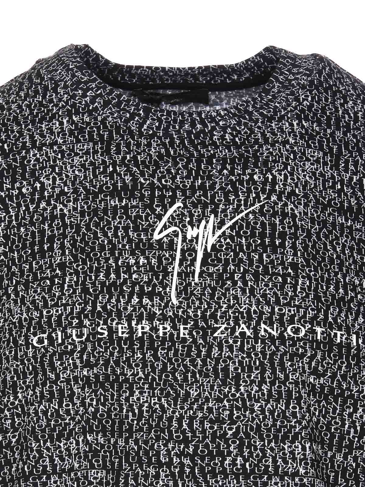 Shop Giuseppe Zanotti Camiseta - Gris In Grey