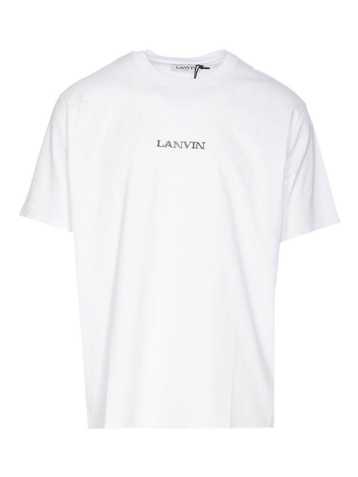 Lanvin Logo T-shirt In White