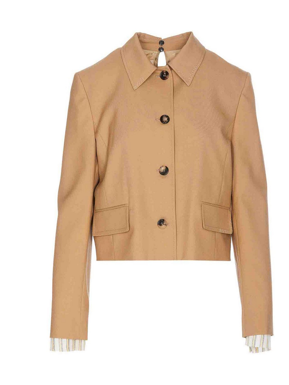 Marni Beige Jacket Frontal Buttons